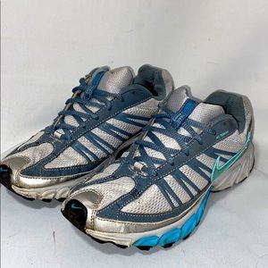Nike Zoom Air Trail Running Shoes Turquoise Gray